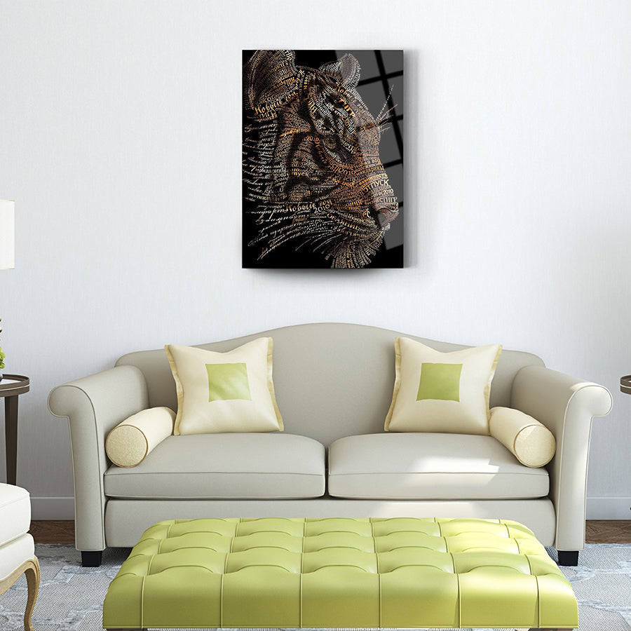 Alfabetik Kaplan Cam Tablo