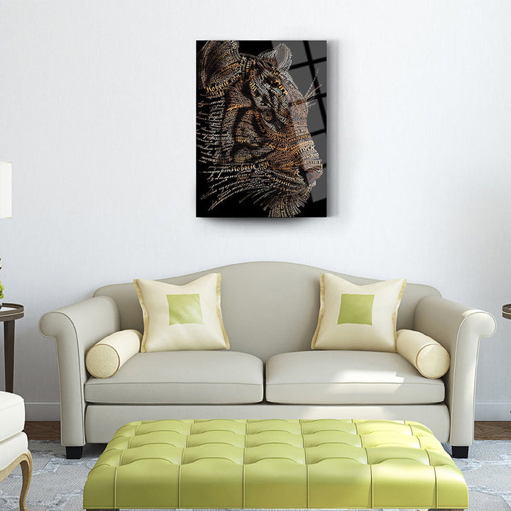 Alfabetik Kaplan Cam Tablo